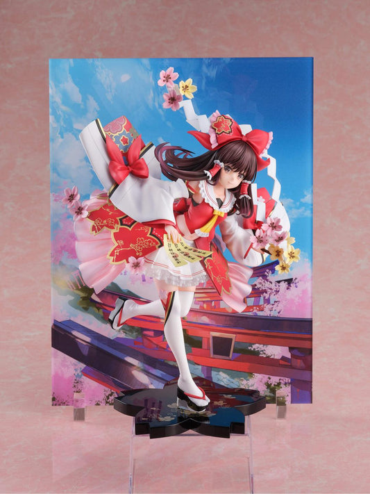 [FuRyu] F:NEX: Touhou Project - Hakurei Reimu 1/7 - illustration by Choco Fuji (Limited With Special Background Panel) - TinyTokyoToys
