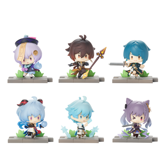 [Apex] Genshin Impact: Heroes of the Battlefield - Collection Figure Set 6pack box - TinyTokyoToys