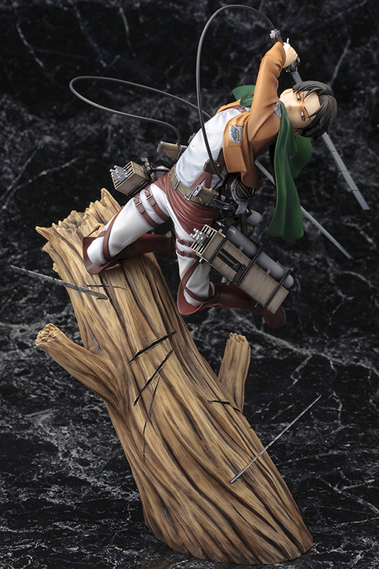 [Kotobukiya] Attack On Titan: Levi Ackerman ARTFX J 1/8 Renewal Package Ver. (Reissue)