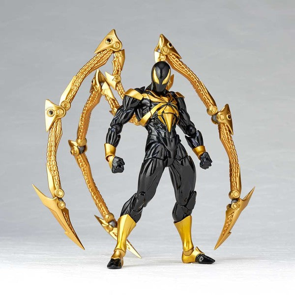 [Kaiyodo] Amazing Yamaguchi (No.023EX) / Revoltech: Spider-Man - Iron Spider - Black Ver. (Limited Edition + Reissue)