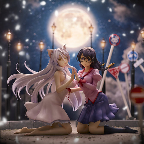 [Union Creative] Nekomonogatari Kuro: Black Hanekawa & Hanekawa Tsubasa (2 figures set Reissue)