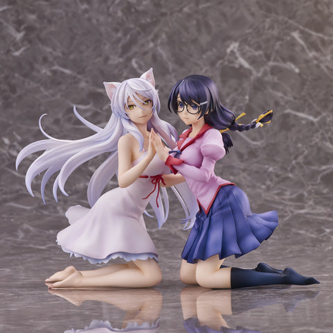 [Union Creative] Nekomonogatari Kuro: Black Hanekawa & Hanekawa Tsubasa (2 figures set Reissue)