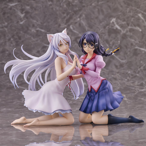 [Union Creative] Nekomonogatari Kuro: Black Hanekawa & Hanekawa Tsubasa (2 figures set Reissue)