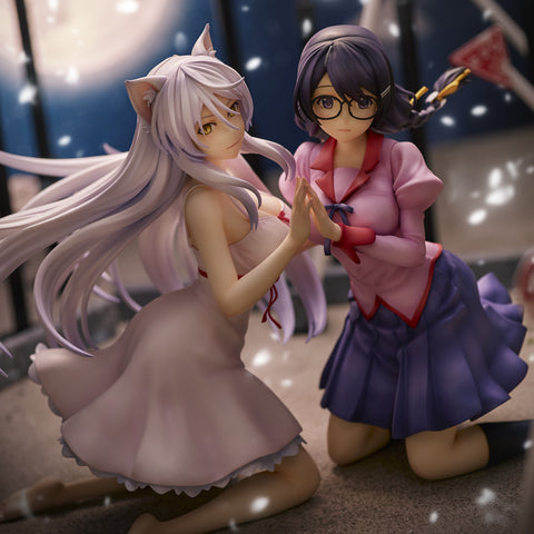 [Union Creative] Nekomonogatari Kuro: Black Hanekawa & Hanekawa Tsubasa (2 figures set Reissue)