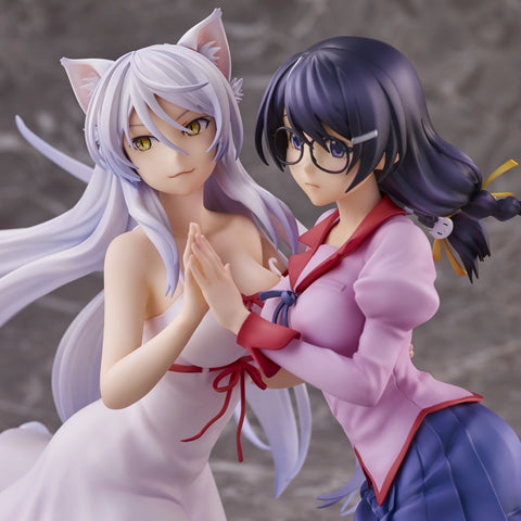 [Union Creative] Nekomonogatari Kuro: Black Hanekawa & Hanekawa Tsubasa (2 figures set Reissue)