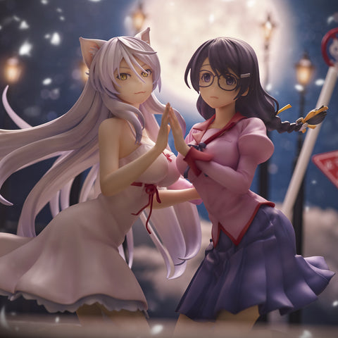 [Union Creative] Nekomonogatari Kuro: Black Hanekawa & Hanekawa Tsubasa (2 figures set Reissue)