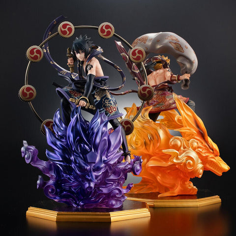 [MegaHouse] Precious G.E.M. Series: Naruto Shippuuden - Uchiha Sasuke & Uzumaki Naruto (Limited Edition)