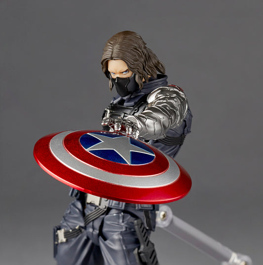 [Kaiyodo] Amazing Yamaguchi/ Revoltech: Captain America - Winter Soldier (Bucky Barnes) - Limited + Bonus