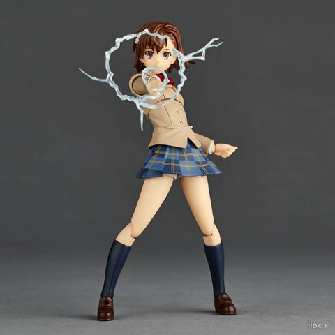 [Kaiyodo] Amazing Yamaguchi/ Revoltech: A Certain Scientific Railgun T - Shigaraki Tomura - Misaka Mikoto - Winter Uniform Ver.
