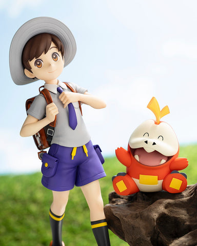 [Kotobukiya]  ARTFX J: Pokemon - Florian (Haruto) & Fuecoco 1/8