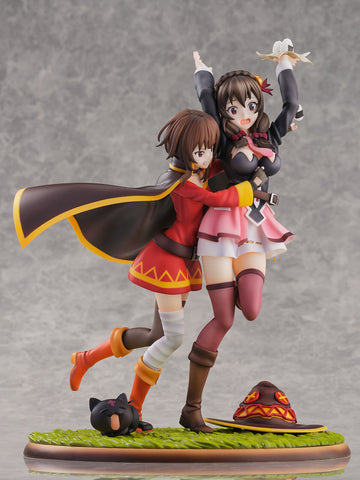 [eStream] Shibuya Scramble Figure: Kono Subarashii Sekai ni Bakuen o! - Chomusuke & Megumin & Yunyun - Futari wa Tomodachi Ver.