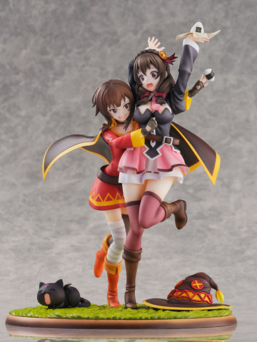 [eStream] Shibuya Scramble Figure: Kono Subarashii Sekai ni Bakuen o! - Chomusuke & Megumin & Yunyun - Futari wa Tomodachi Ver.