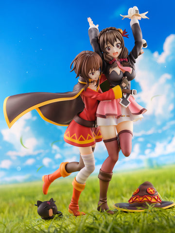 [eStream] Shibuya Scramble Figure: Kono Subarashii Sekai ni Bakuen o! - Chomusuke & Megumin & Yunyun - Futari wa Tomodachi Ver.