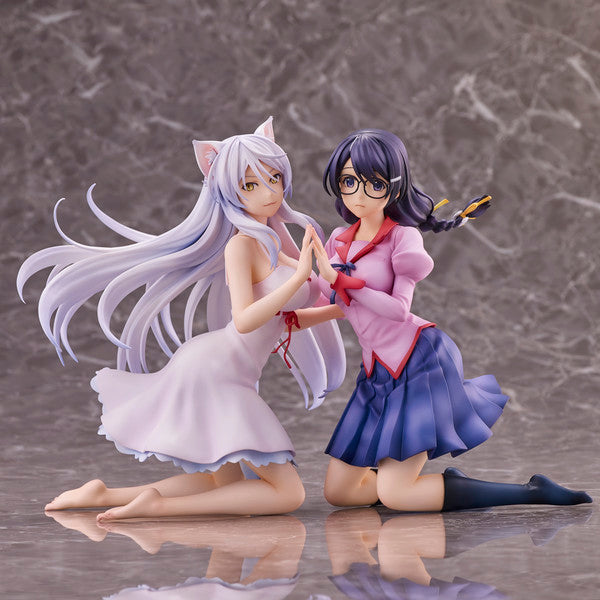 [Union Creative] Nekomonogatari Kuro: Black Hanekawa & Hanekawa Tsubasa (2 figures set Reissue)