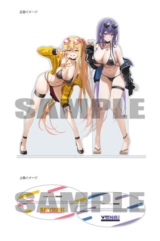 [AmiAmi Exclusive Bonus] Yuna & Sayuri 2 Figure Set w/Special Base Illustration by Biya & K Pring 1/6