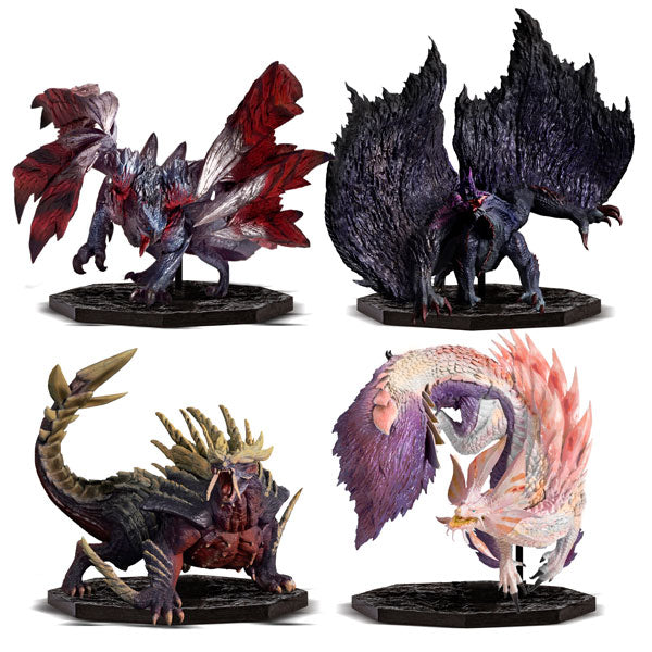 [Capcom] Capcom Figure Builder: Monster Hunter - Cube - 4Figure Set Box (Gore Magala / Crimson Glow Valstrax / Magnamalo / Mizutsune)