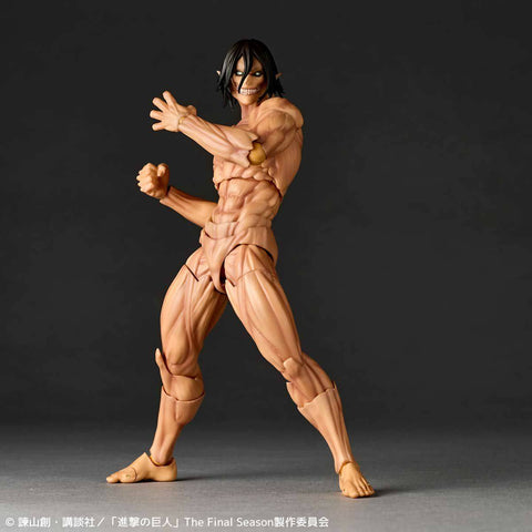 [Kaiyodo] Amazing Yamaguchi / Revoltech: Attack On Titan: Eren Titan (Limited + Bonus) (Reissue)
