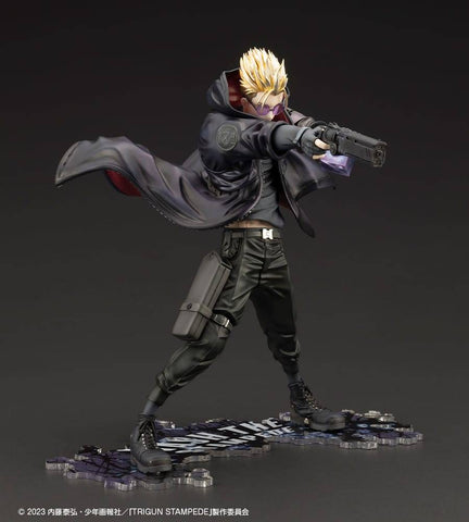 [Kotobukiya / Toho] ARTFX J: Trigun Stampede - Vash the Stampede 1/8 - The Gunman In Black Ver. (Limited + Bonus)