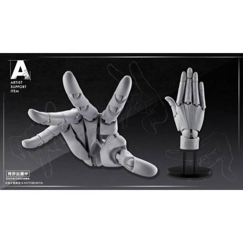 [Kotobukiya] ARTIST SUPPORT ITEM: Hand Model - Right - feat. Takahiro Kagami (Gray Ver.) (Reissue)