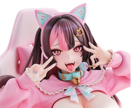 [Nocturne / Native] Creator's Collection: Seductive Jirai Kei Nekomata Streamer - Kuro (Limited + Bonus) 1/6