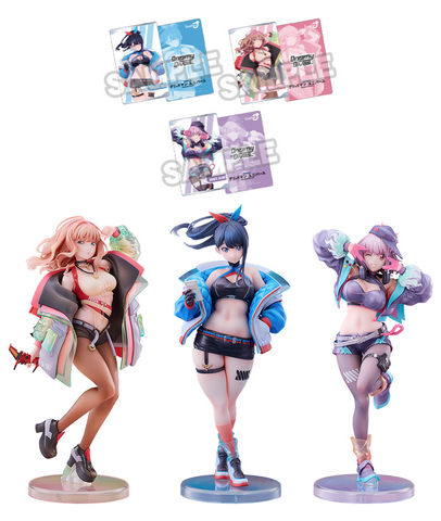 [Solarain] Gridman Universe: Dreamy Divas Ver. Figure Set (Limited + Bonus) 1/7