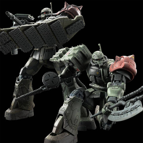 [Premium Bandai] HG 1/144: LeShon's Zaku II F-Type & Unidentified Zaku II (Requiem of Revenge Ver.) (Limited Edition)