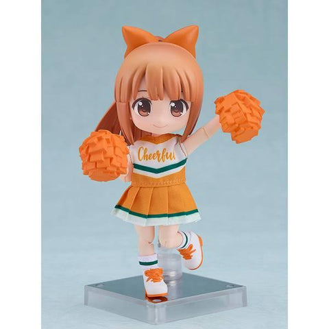 [Good Smile Company]  Nendoroid Doll Oyoufuku Set: Cheerleader (Orange Ver.)