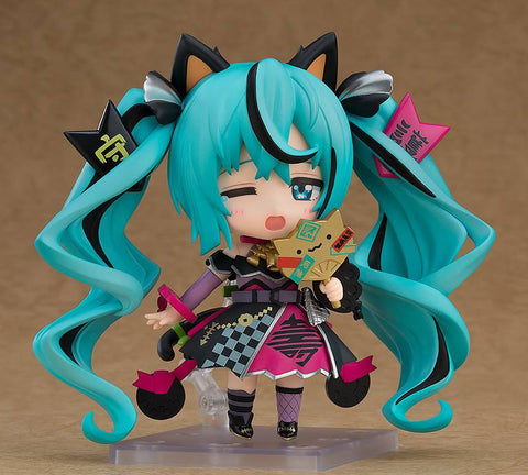 [Good Smile Company / Chara-Ani] Nendoroid: Hatsune Miku - Black Maneki Miku Ver. (Limited + Bonus)