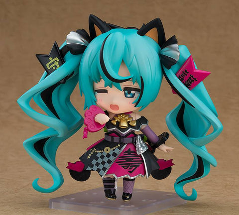 [Good Smile Company / Chara-Ani] Nendoroid: Hatsune Miku - Black Maneki Miku Ver. (Limited + Bonus)