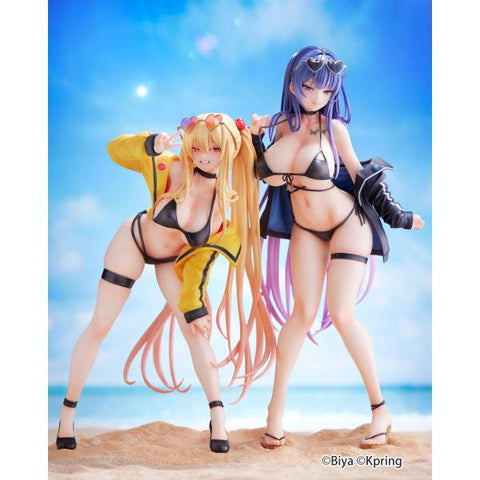 [AmiAmi Exclusive Bonus] Yuna & Sayuri 2 Figure Set w/Special Base Illustration by Biya & K Pring 1/6