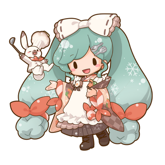 [SEGA] Piapro Characters: Yuki Miku 2024 - Fuwapuchi Plush Toy