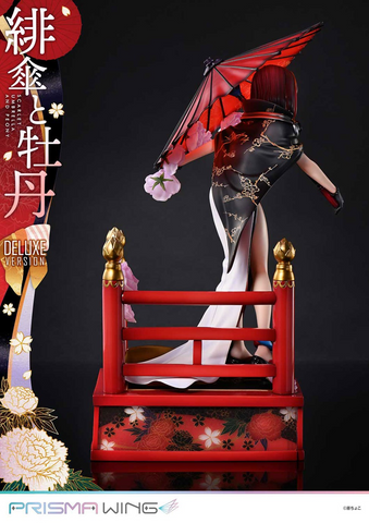 [Prime 1 Studio] Prisma Wing: Fuzichoco's Original illustration - Scarlet Umbrella and Peony - 1/7 (DX Ver.)