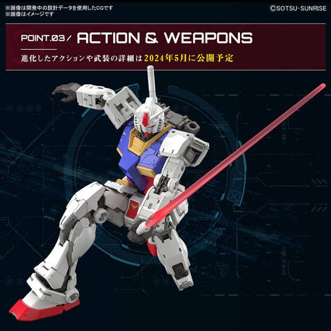 [Bandai Spirits] RG 1/144: Mobile Suit Gundam - RX-78-2 Gundam (Plastic Model)