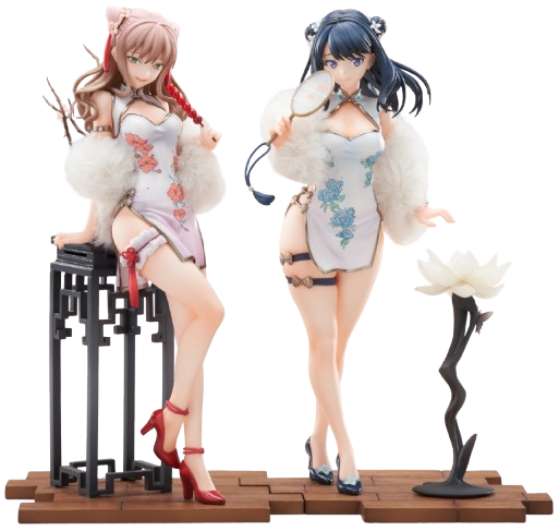 [APEX] SSSS.Gridman: Takarada Rikka & Yume Minami 1/7 - Chinese Dress Ver. (With Bonus)