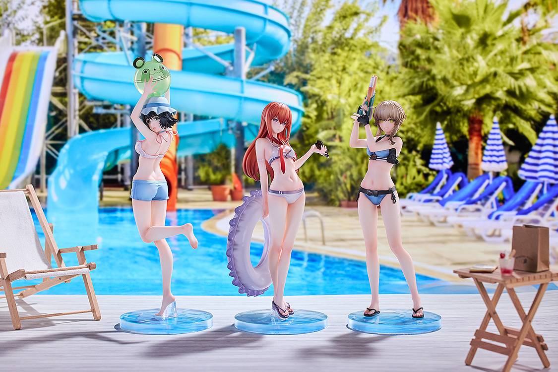 [Solarain] Steins:Gate: Kurisu Makise & Mayuri Shiina & Suzuha Amane (Swimsuit Ver.) 3 Figure Set (With Bonus) 1/7