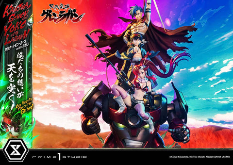 [Prime 1 Studio] Ultimate Premium Masterline (UPMGL-01): Tengen Toppa Gurren Lagann: Kamina, Simon & Yoko w/ Lagann