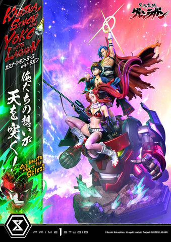 [Prime 1 Studio] Ultimate Premium Masterline (UPMGL-01): Tengen Toppa Gurren Lagann: Kamina, Simon & Yoko w/ Lagann