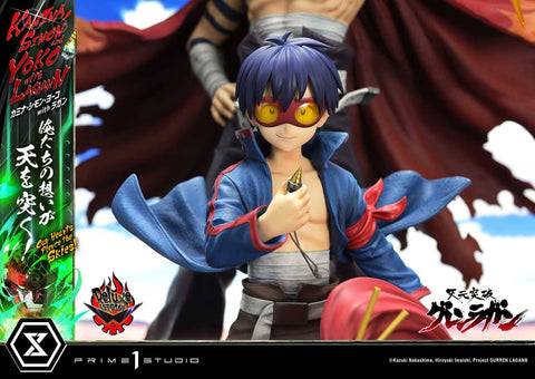 [Prime 1 Studio] Ultimate Premium Masterline (UPMGL-01DX): Tengen Toppa Gurren Lagann: Kamina, Simon & Yoko w/ Lagann