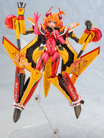 [Aoshima] Variable Fighter Girls: Macross Delta - Freyja Wion - VF-31J Siegfried (Plastic Model)