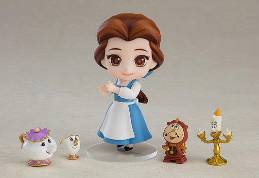 [Good Smile Company] Nendoroid 1392: Beauty and the Beast - Belle & Cogsworth & Lumière (Village Girl Ver.) - TinyTokyoToys