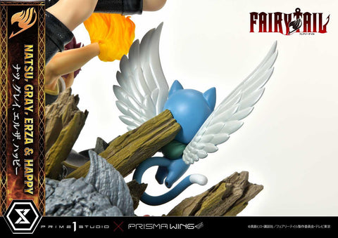 [Prime 1 Studio] Prisma Wing (CMFT-01DXS): Fairy Tail - Erza Scarlet/Gray Fullbuster/Happy/Natsu Dragneel (DX Bonus Version)