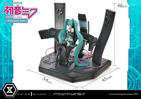 [Prime 1 Studio] Prisma Wing (PWPCL-07DX): Piapro Characters - Hatsune Miku 1/4 Statue (Deluxe Ver.)