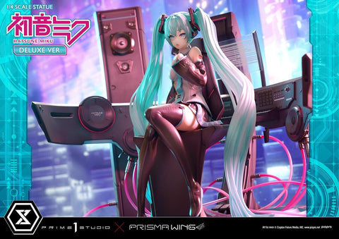 [Prime 1 Studio] Prisma Wing (PWPCL-07DX): Piapro Characters - Hatsune Miku 1/4 Statue (Deluxe Ver.)