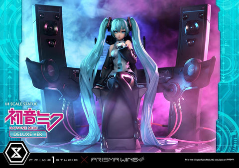 [Prime 1 Studio] Prisma Wing (PWPCL-07DX): Piapro Characters - Hatsune Miku 1/4 Statue (Deluxe Ver.)