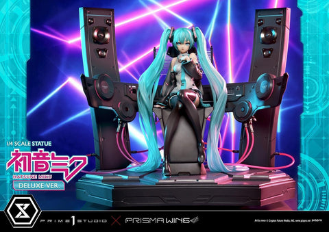 [Prime 1 Studio] Prisma Wing (PWPCL-07DX): Piapro Characters - Hatsune Miku 1/4 Statue (Deluxe Ver.)