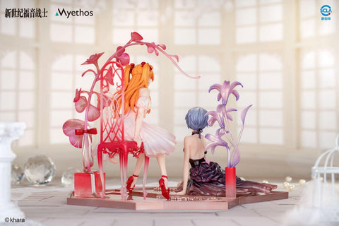 [Myethos] (EVA) Neon Genesis EVAngelion Official Statue Scale Rei Ayanami & Asuka Langley Soryu 1/7 (Limited Edition)