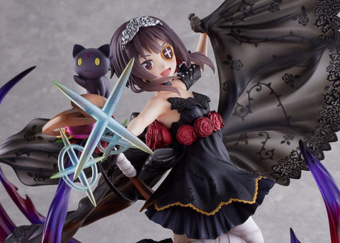 [FuRyu] F:NEX - Kono Subarashii Sekai ni Shukufuku o! - Chomusuke & Megumin 1/7 - Shikkoku no Bara Dress Ver. (Limited Edition)