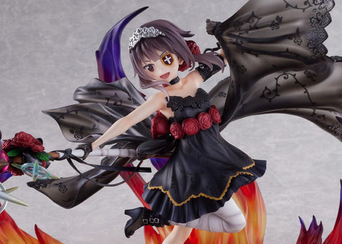 [FuRyu] F:NEX - Kono Subarashii Sekai ni Shukufuku o! - Chomusuke & Megumin 1/7 - Shikkoku no Bara Dress Ver. (Limited Edition)