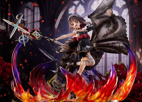 [FuRyu] F:NEX - Kono Subarashii Sekai ni Shukufuku o! - Chomusuke & Megumin 1/7 - Shikkoku no Bara Dress Ver. (Limited Edition)