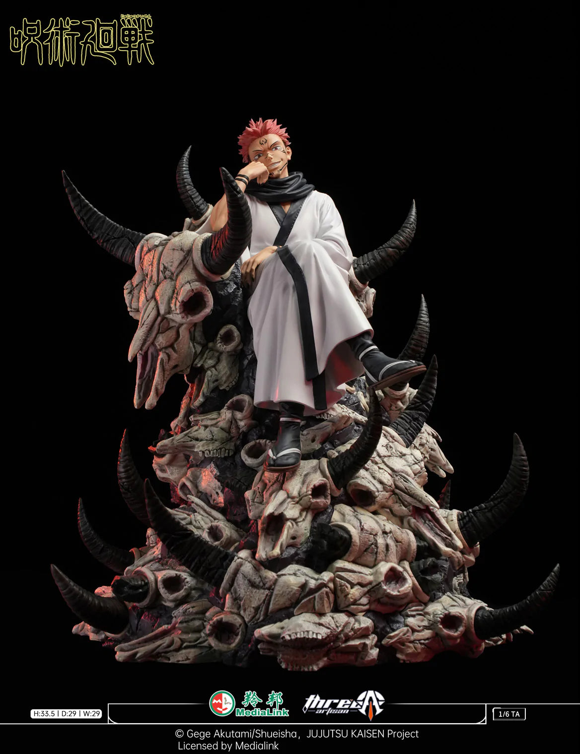 [ThreeArtisan Studios] Jujutsu Kaisen Resin Statue Scale Licensed - Ryomen Sukuna 1/6